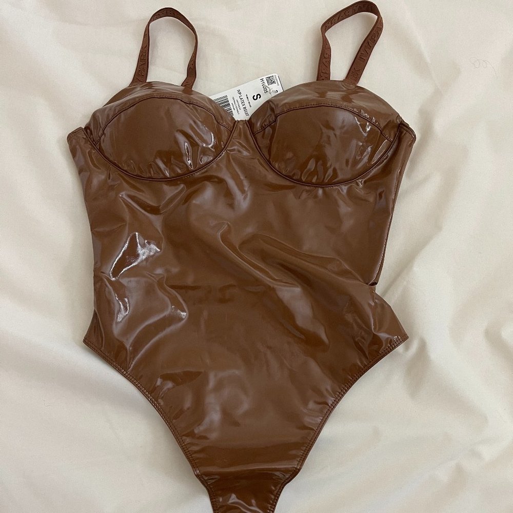 IVY PARK LATEX BODYSUIT SMALL